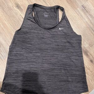 Nike Gray Tank Top with Racerback Design